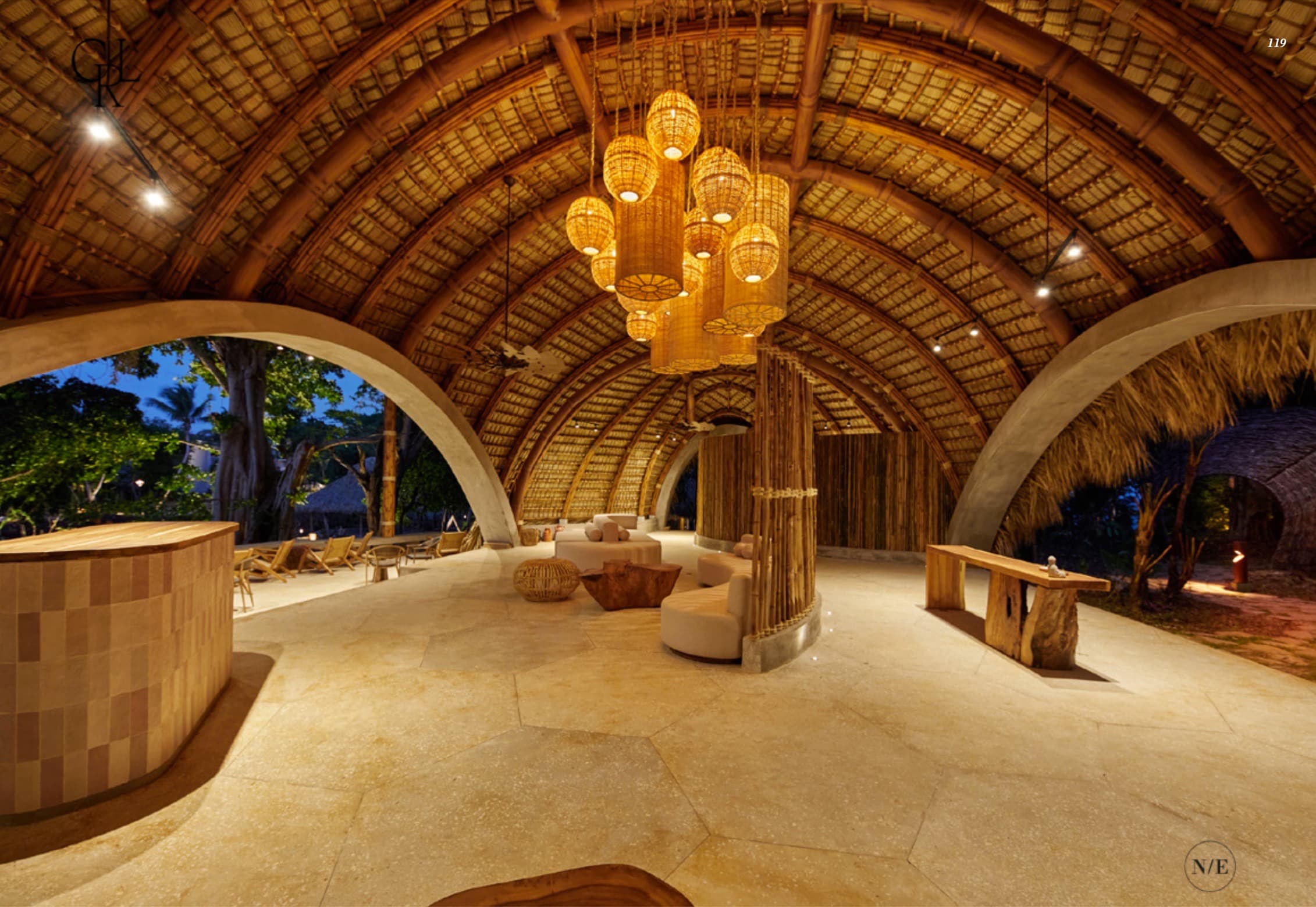 Lobby Yubarta diseñado por Soul Elements
