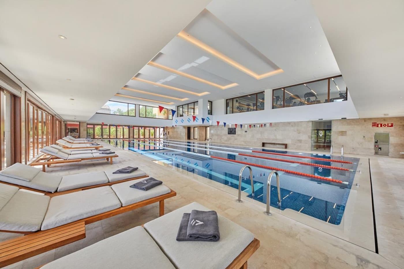 Cap Rocat — detalle del espacio de fitness